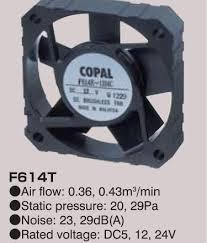 特价供应原装日本COPAL F16EA-03LLC直流风扇、**小型低噪音