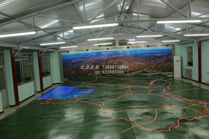 北京大圣供应地形地貌沙盘场景景观沙盘制作
