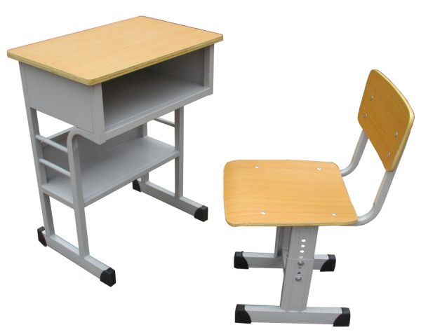 河北新学堂HX-K030可调节高度课桌椅教学设备厂家直销