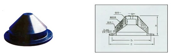 JGD-D型橡胶剪切隔震器 郑州专业厂家生产