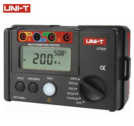 UNI-T优利德UT525多功能电气测试仪UT526 漏电保护/低/绝缘电阻