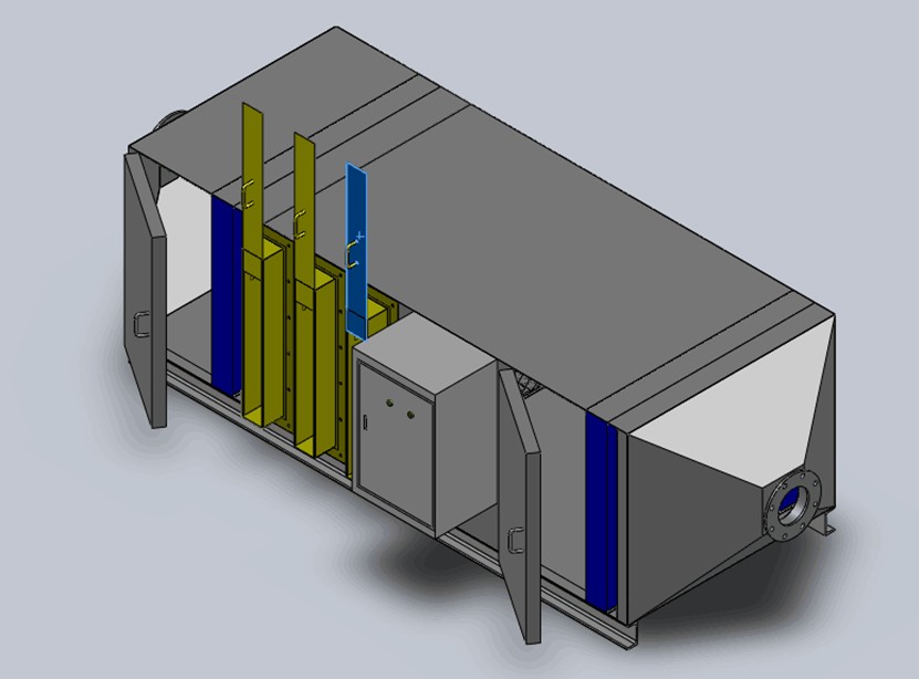 光催化废气处理设备 UV光解设备4S喷漆房光催化治理系统