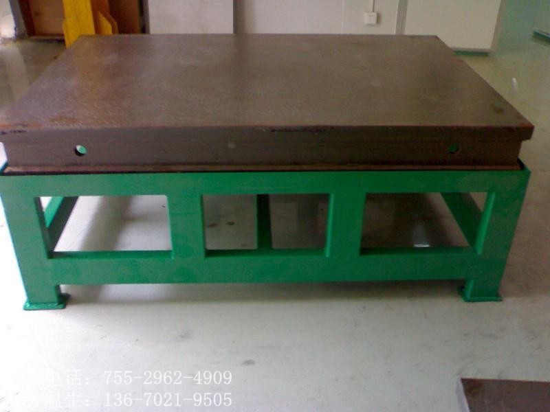 铸铁模具桌，车间钢板模具桌，深圳模具桌