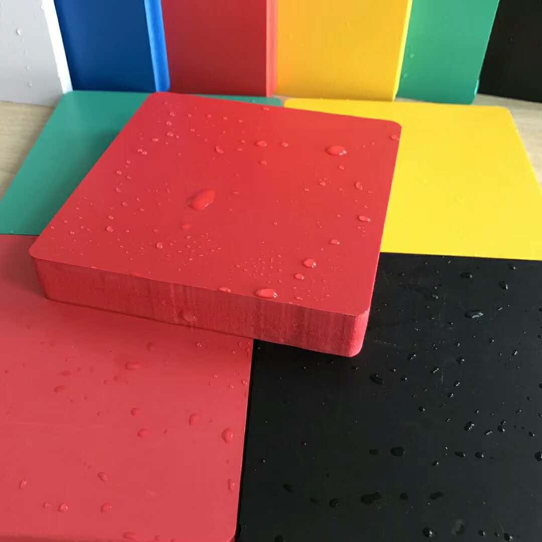 青岛高密度红色PVC雕刻板 免漆防水