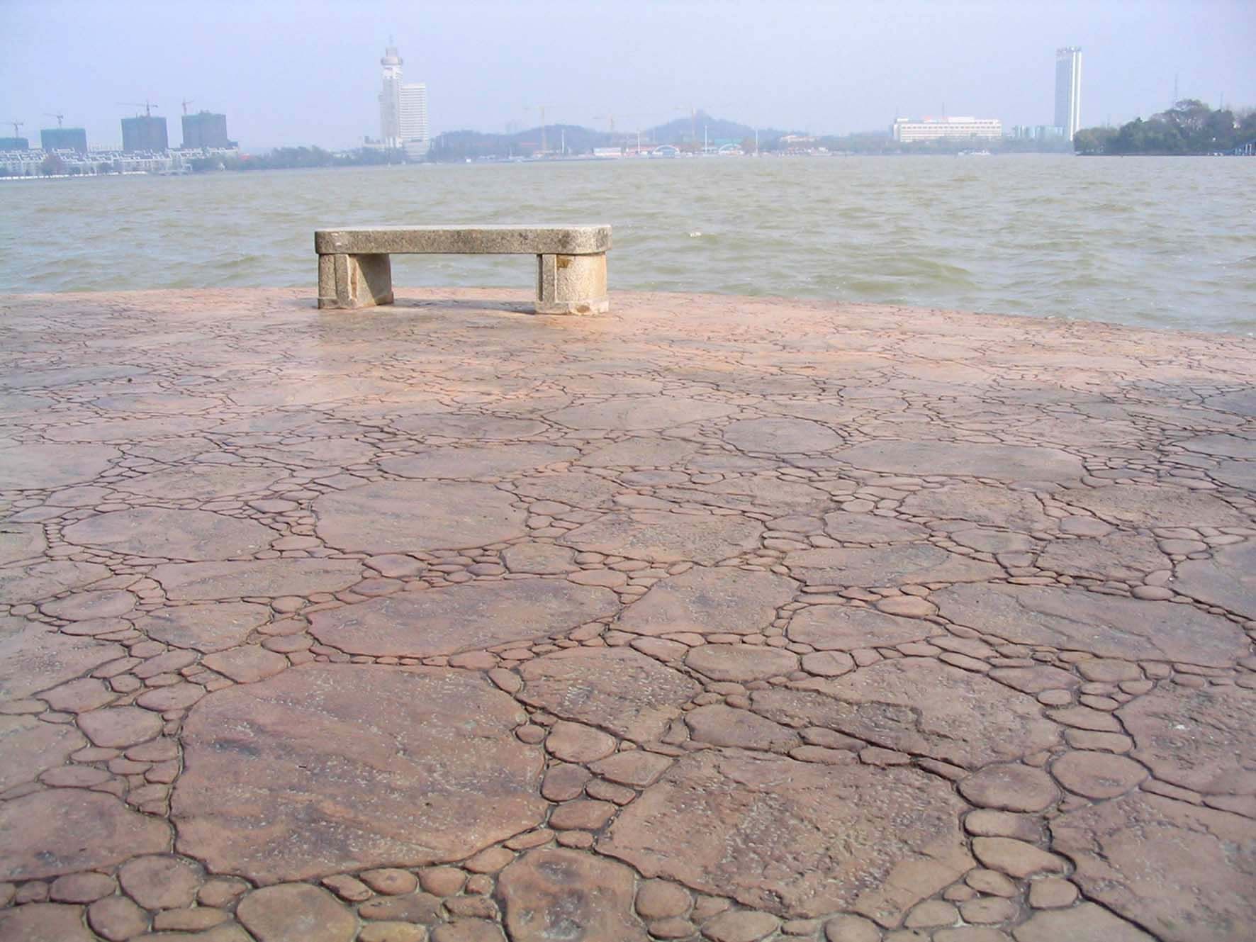 压花透水地坪