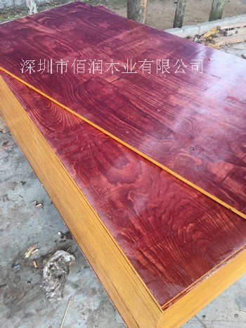 中山建筑木模板 混凝土用胶合板 桉木小红板 深圳市佰润木业