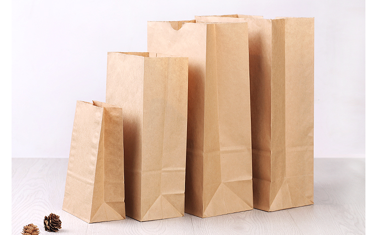 食品纸袋 牛皮纸方底纸袋——可以选择鑫顺源包装
