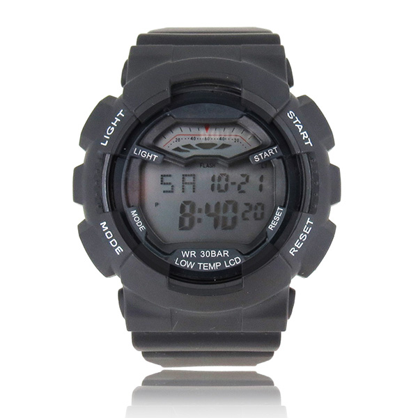 深圳手表批发厂家供应塑胶运动款男士电子表定制- 稳达时