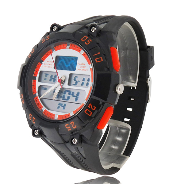 深圳手表加工厂男士防水电子塑胶礼品手表-稳达时