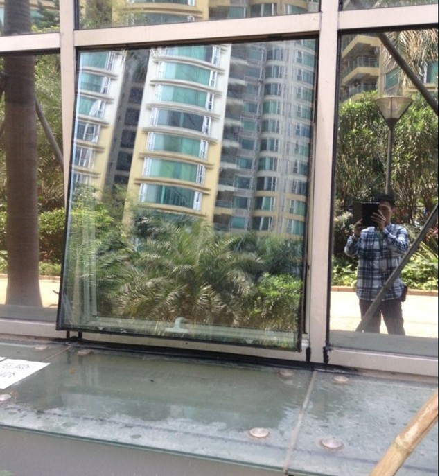 广州幕墙玻璃维修，固定玻璃改造开窗服务