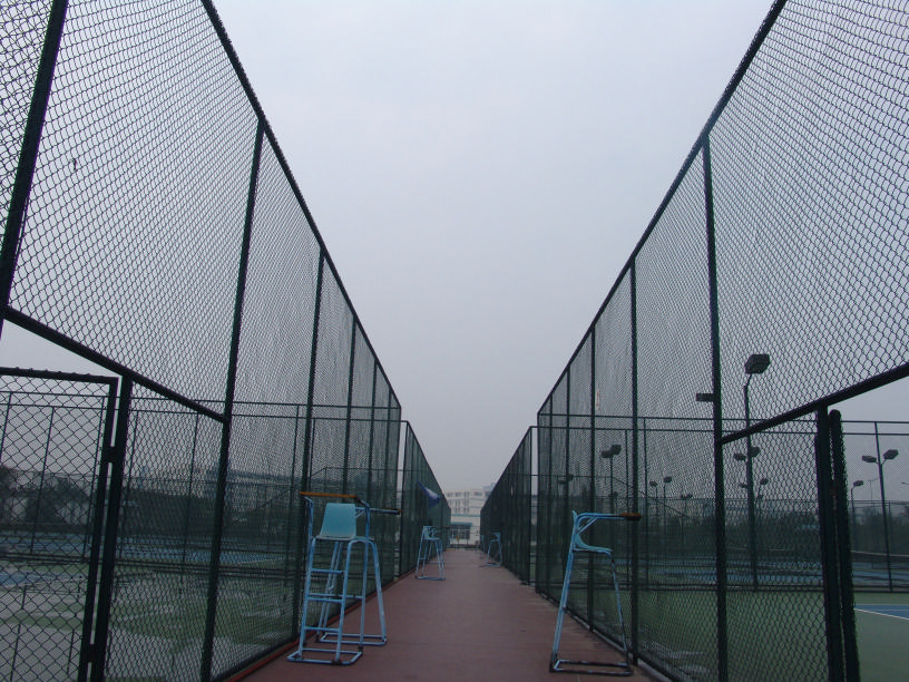 工厂直供杭州镀锌丝球场围栏网-德邦制造