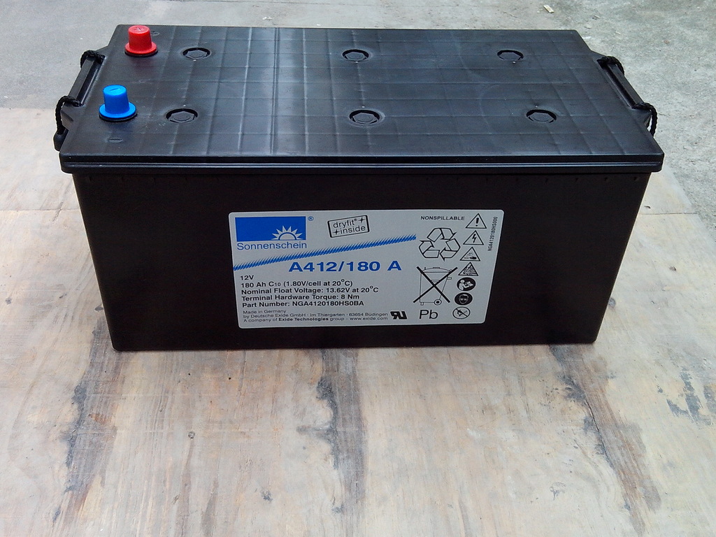 长治德国阳光蓄电池A412/180A  工业蓄电池