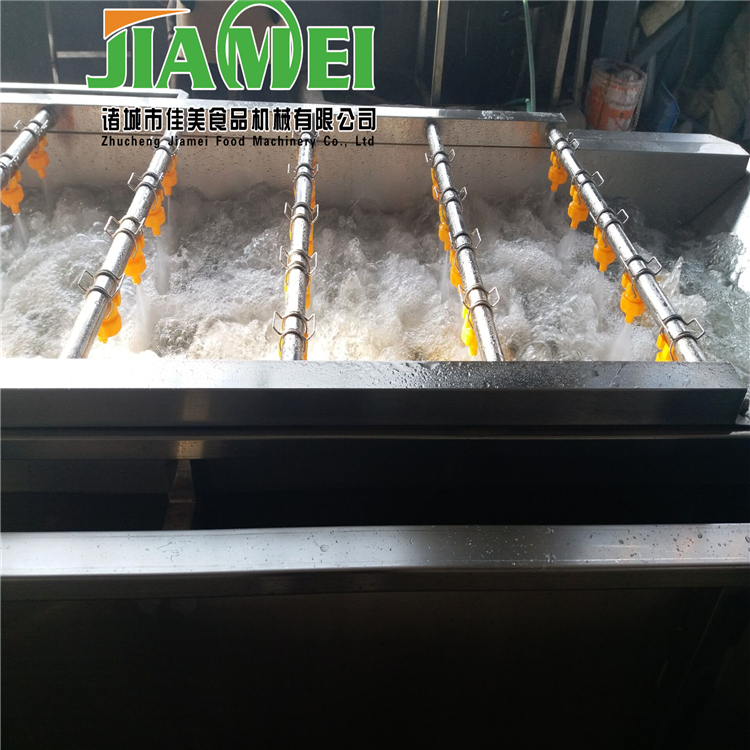新疆哈密瓜清洗机 不破坏水果表皮层原理 JM4000气泡清洗机