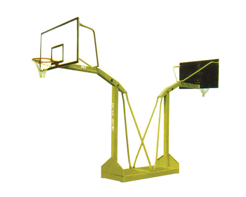 舟山燕式槽钢底座篮球架怎么卖 篮球架厂子现货批发