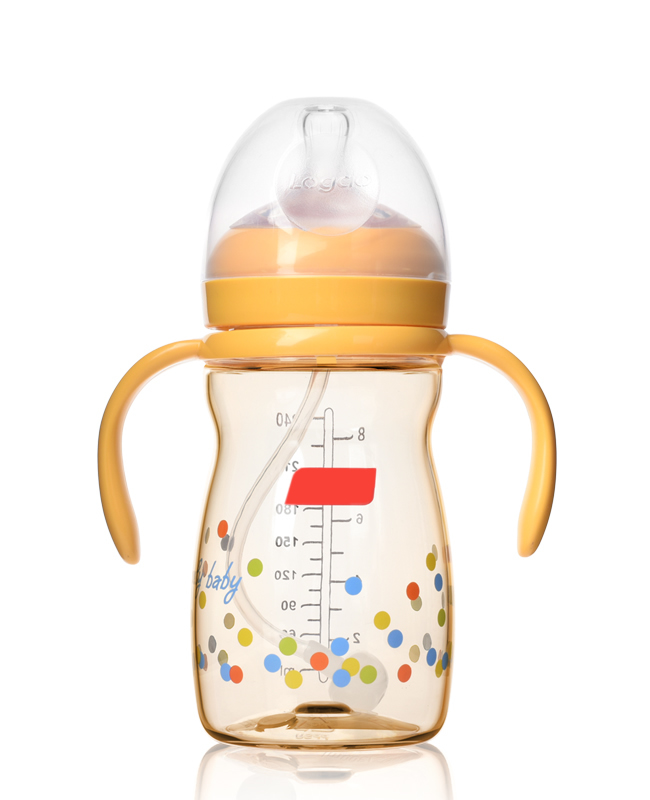 防摔新生儿婴儿防胀气PPSU耐热学饮奶瓶宽口径奶瓶