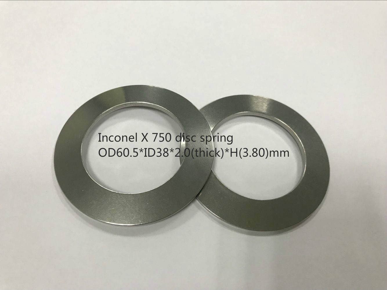 Inconel X-750耐高温碟形弹簧，碟簧，不锈钢碟簧，不锈钢碟形垫圈