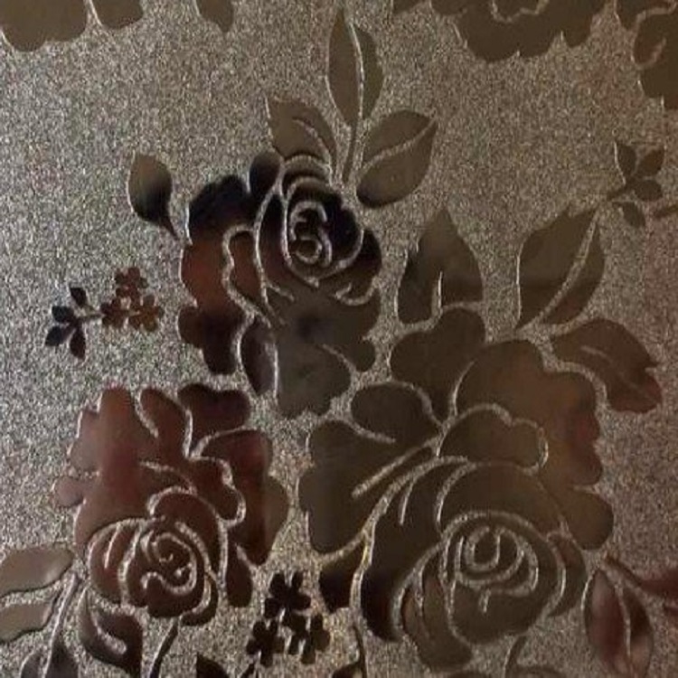 不锈钢压纹玫瑰金 高比304压纹玫瑰金不锈钢板报价