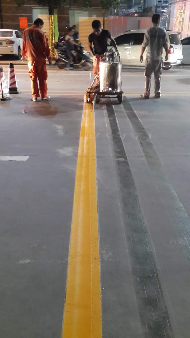 惠州道路划线停车位划线专业技术团队