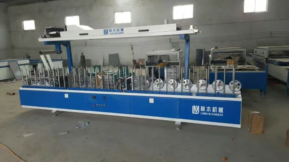 陕西橱柜门覆膜机生产厂家价格林木机械值得可靠
