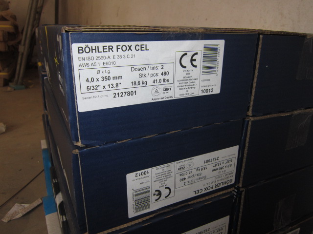 OHLER FOX CEL焊条E6010纤维素焊条