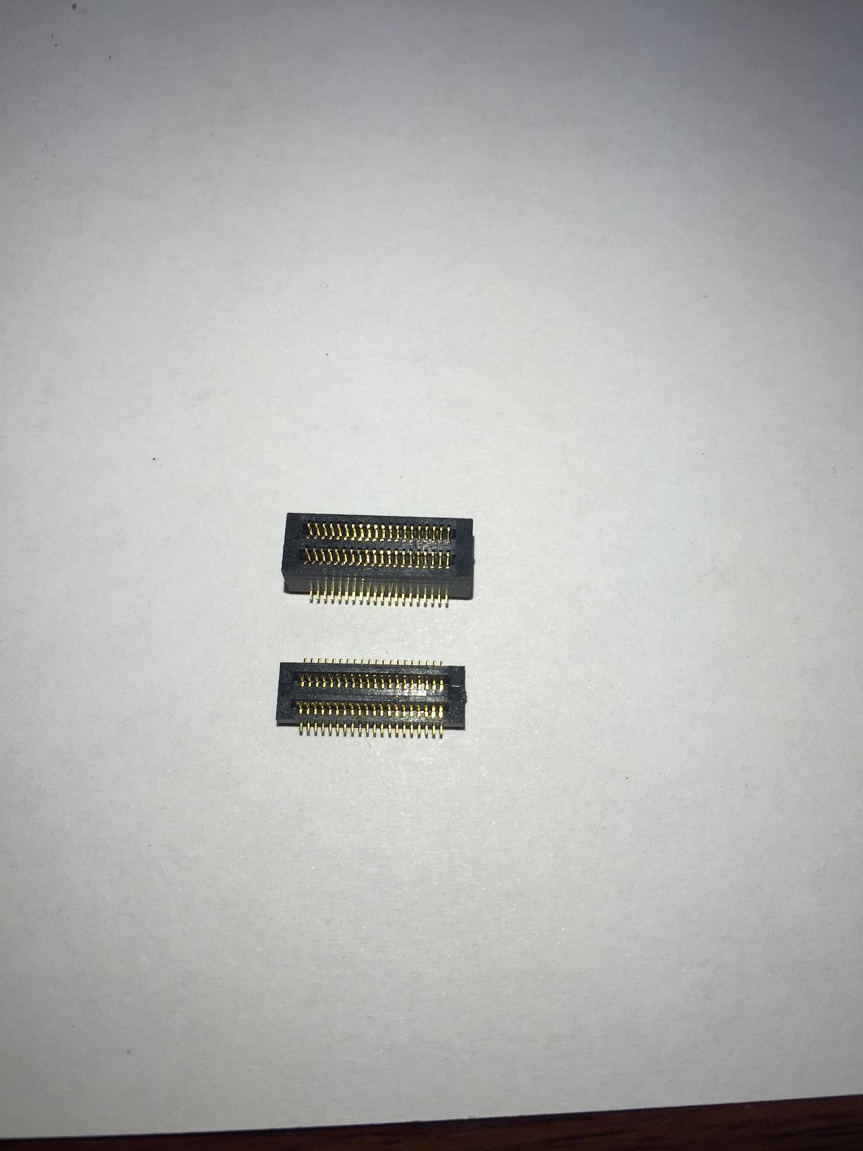 供应0.5mm 40P双槽板对板连接器专业生产价格优惠