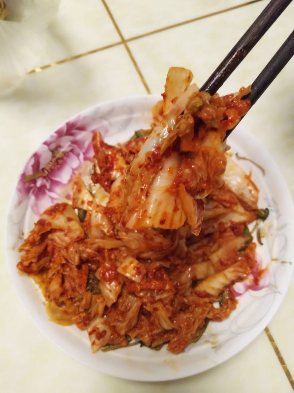 没有添加色素的健康好吃的韩国泡菜