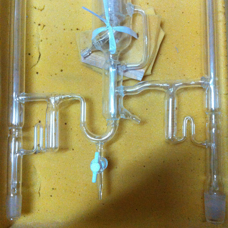 4口夹套开口反应器5L双层玻璃反应釜