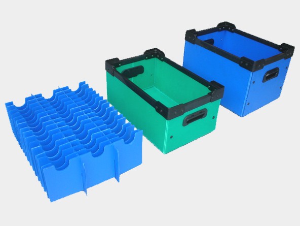 荆州中空板周转箱 蓝色塑料板箱 规格不限 尺寸可定做