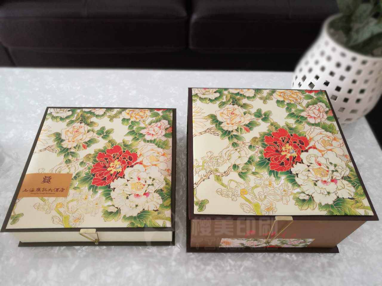 上海包装盒制作厂家，精美酒店月饼盒包装设计印刷-樱美包装