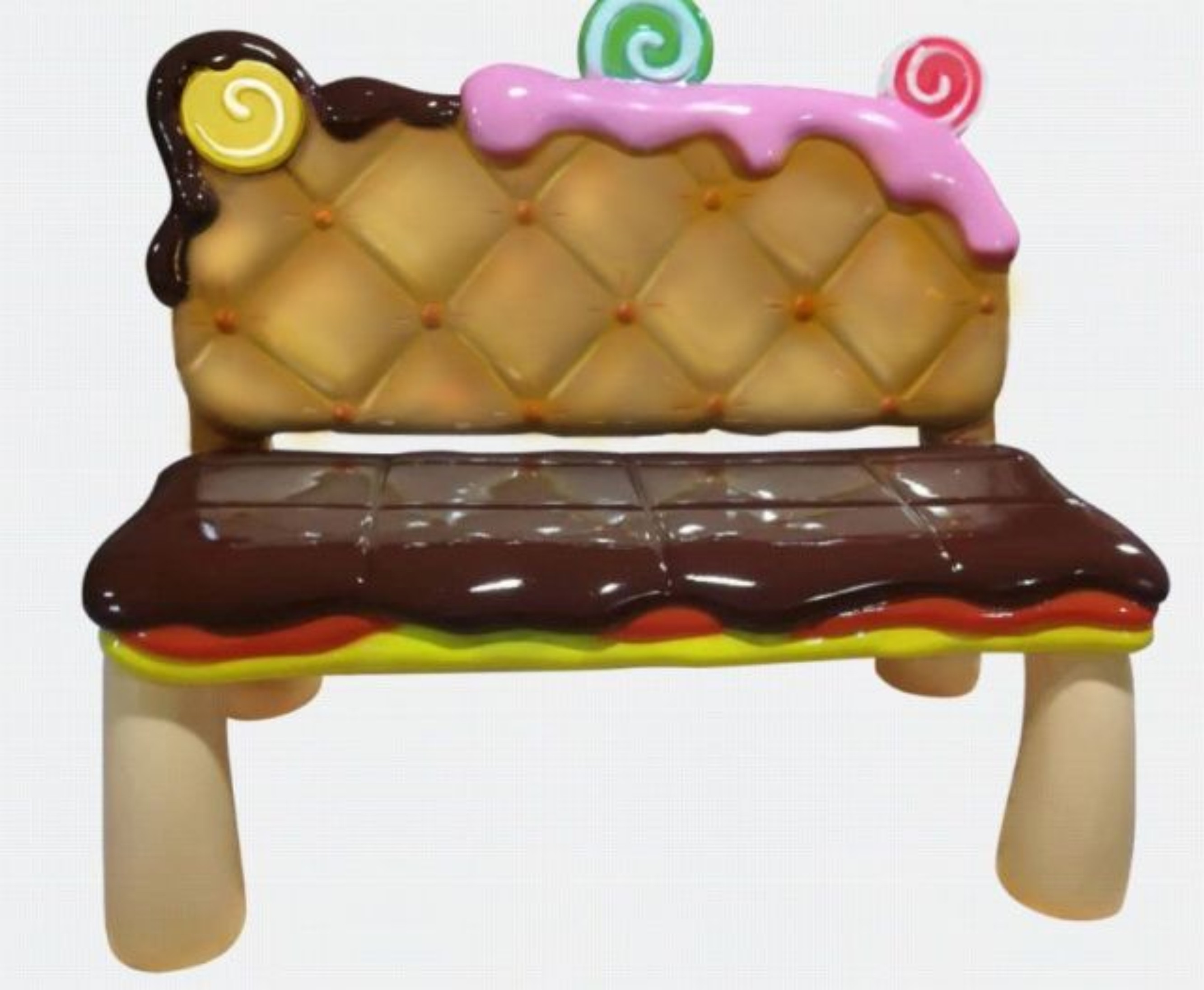 中山飞熊主题创意 巧克力饼干凳子