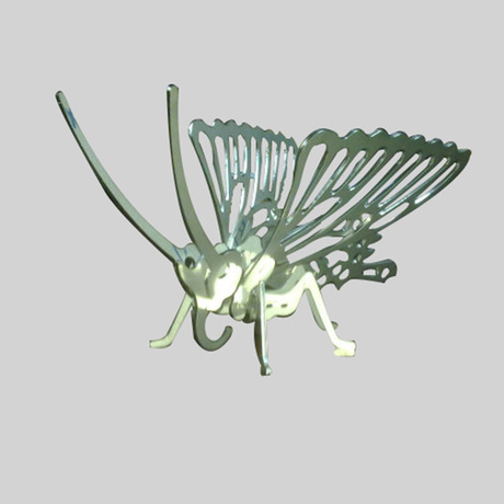 蝴蝶不锈钢工艺品 模型 激光切割加工