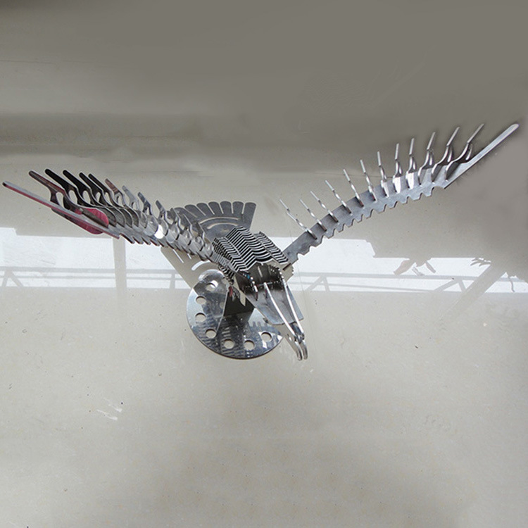 老鹰不锈钢工艺品 模型 万瓦激光切割加工 做工精细