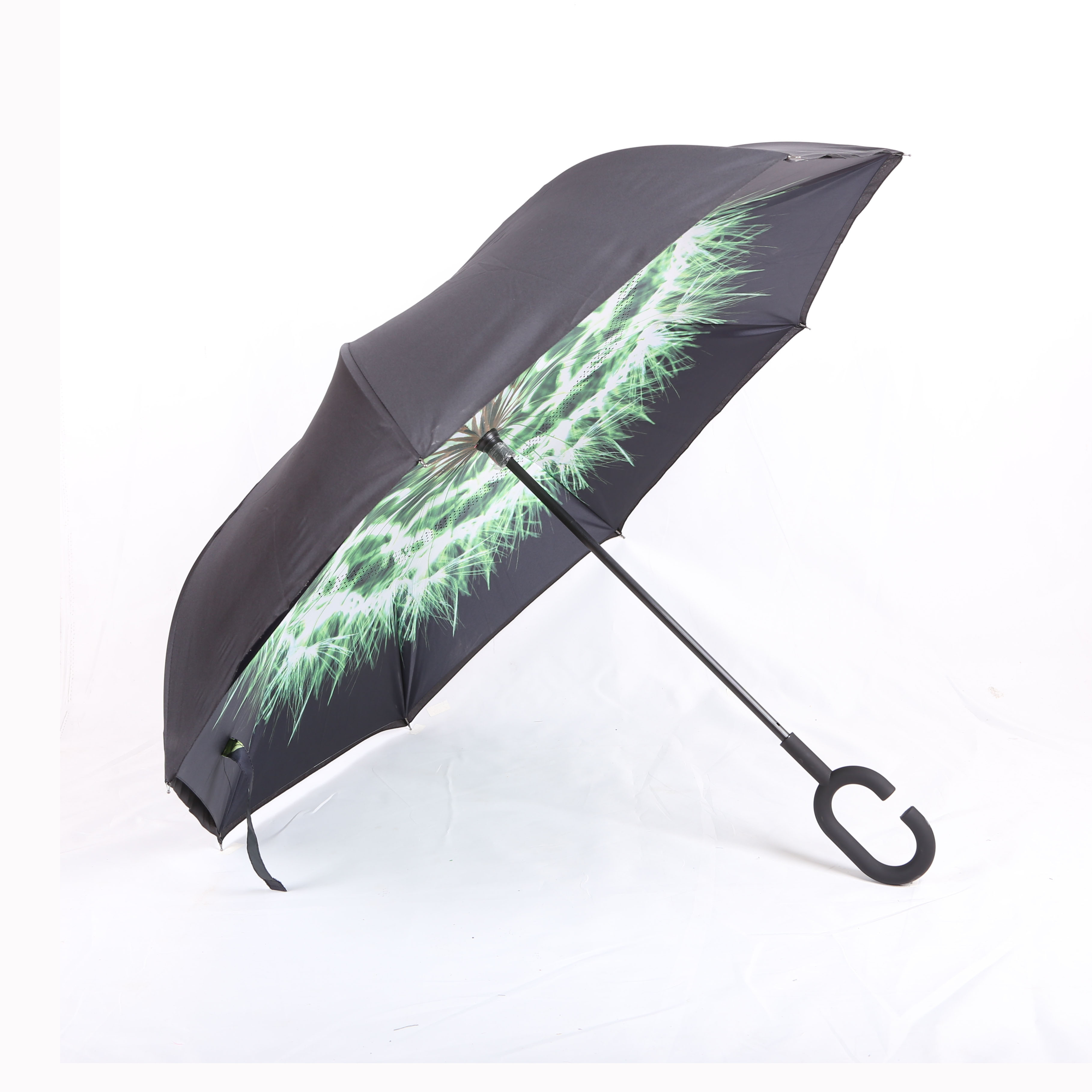 反向伞汽车晴雨伞免持式长柄反转遮阳伞太阳伞可定制LOGO广告伞