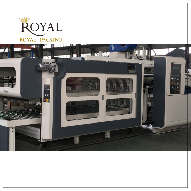 供应纸箱生产线印刷粘箱联动线高速下折式糊箱机规格齐全