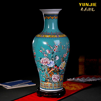 创意花瓶欧式单色家居装饰陶瓷花瓶插花器摆件客厅创意时尚工艺品