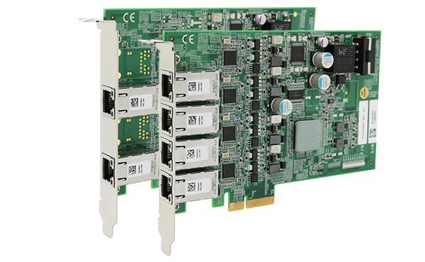 2/4口 x4 PCIe PoE千兆以太网图像采集卡