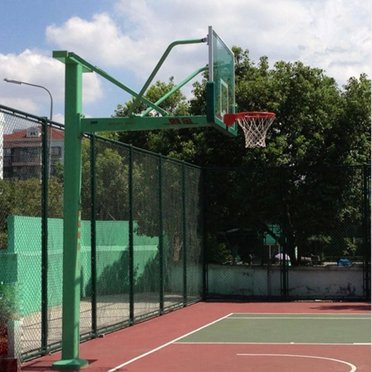 金陵固定式GDJ-1AB单臂篮球架地埋式篮球架