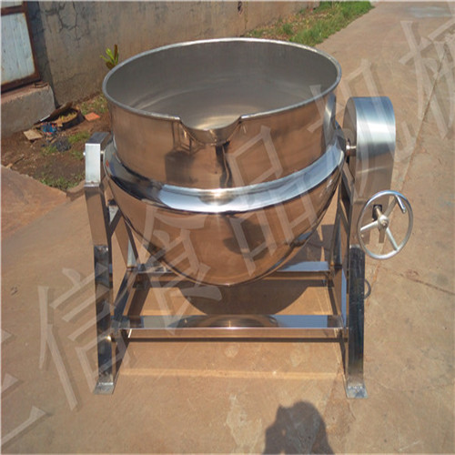 黄桃罐头蒸煮夹层锅 蒸汽加热夹层锅 水果罐头蒸煮夹层锅