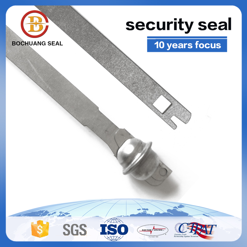 fixed length metal strap seal truck barrier seal