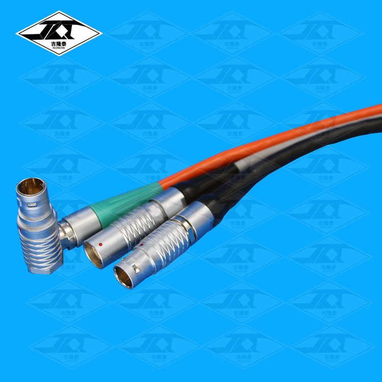 空中对接连接器圆形接口 2芯3芯 20针26针公母对插电缆航空插头