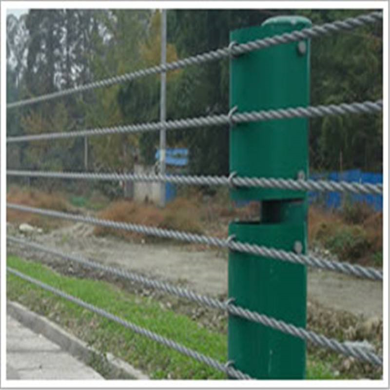 公路缆索护栏端柱-中柱-托架-缆索护栏全套配件