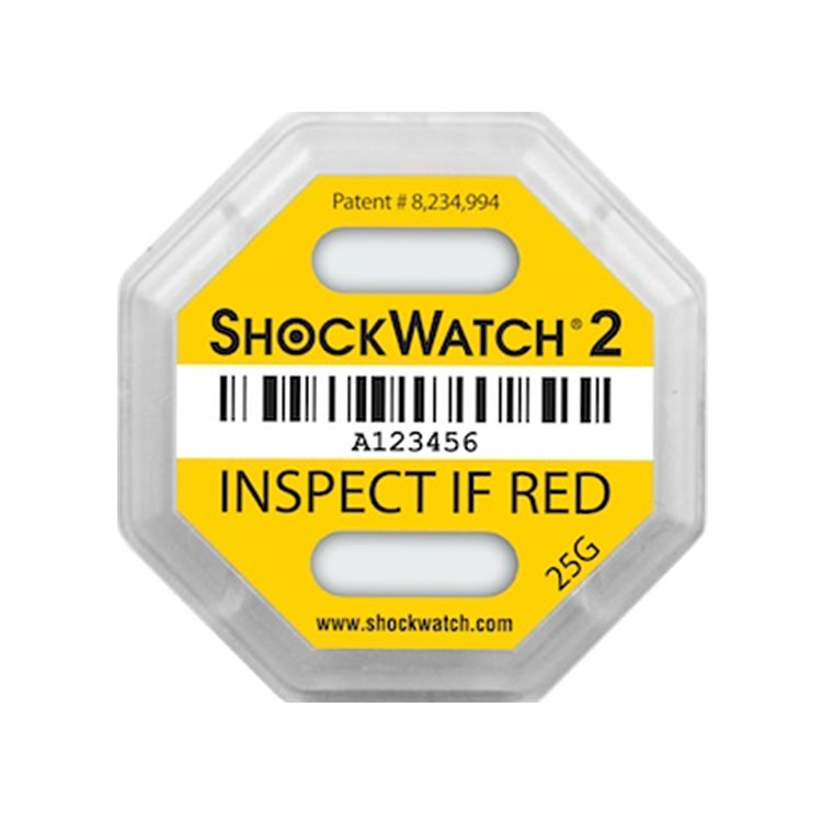 升级版美国进口二代shockwatch防震标签 运输监控指示器