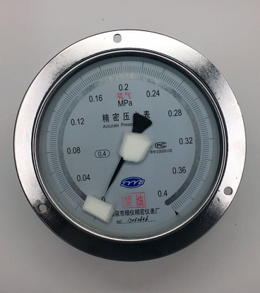 供应阳泉高压氧舱氧气精密压力表0.4级YBO-150ZT系列