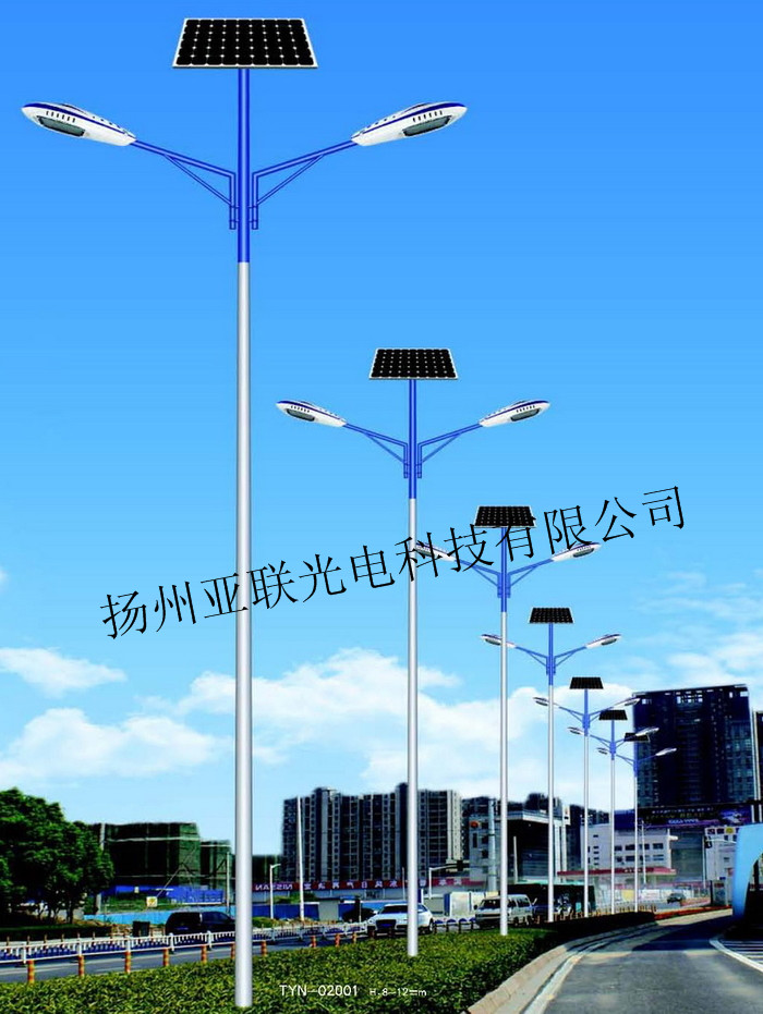 庆阳市**改造LED太阳能路灯设计方案