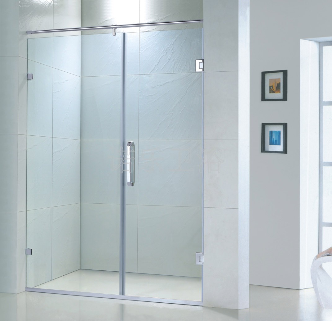 淋浴房厂家 生产供应出口**铝型材方型转轴式掩门淋浴房R021