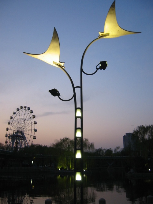 浙江省4米LED景观灯施工设计