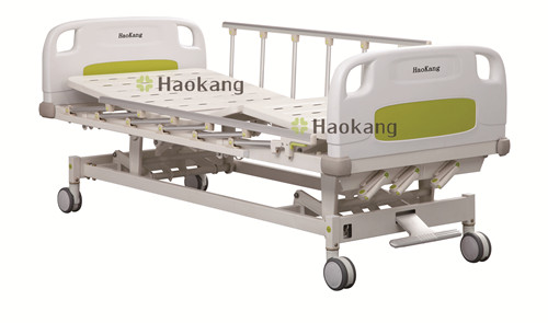 医院普通病床，手动三摇中控医疗床HK-N203，质保一年