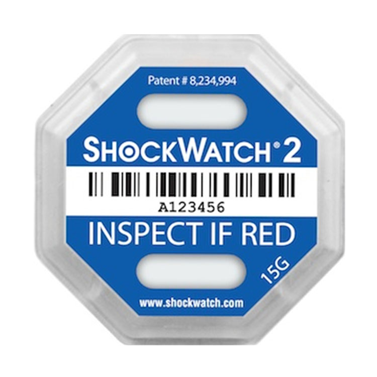 shockwatch2代防震标签 易碎品运输防损神器震动指示标签
