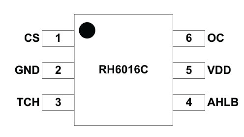 RH6616单通道触控型LED调光IC