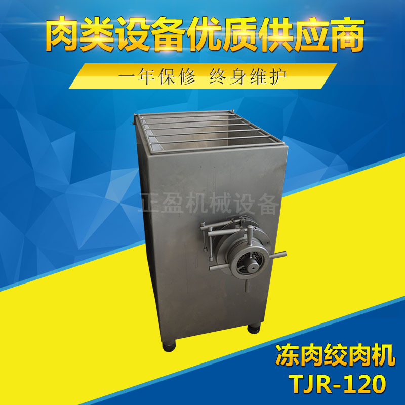 广州长期供应不锈钢落地式冻肉绞肉机商用冻肉绞肉机TJR-120